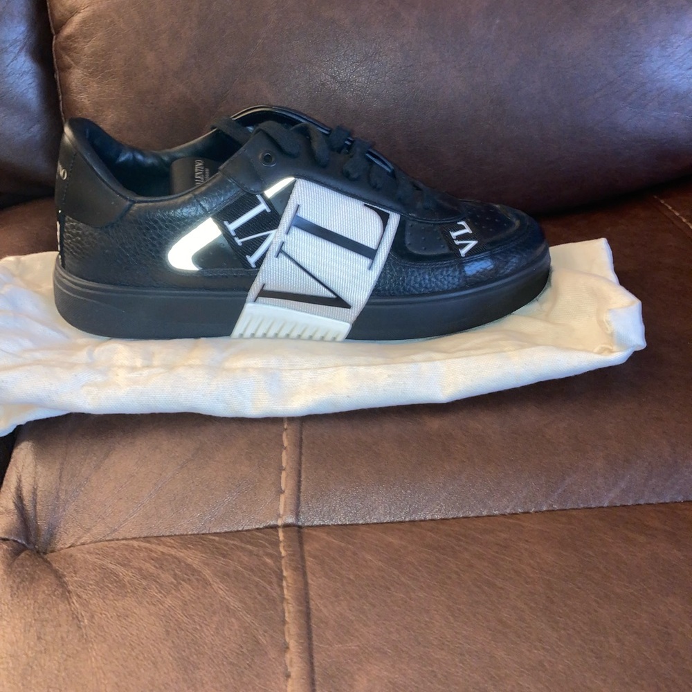 Valentino Garavani Black and White Sneakers